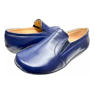 Mocasines Angelina 225 para Mujer, Parte Superior de Cuero Genuino, Planos y Sin Cordones, Punta Redonda, Cómodos para Otoño - Product Image 1