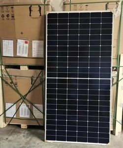 Grupo Solarion 320W 340W bifacial sin marco para paneles <span class=keywords><strong>solares</strong></span> fotovoltaicos Topcon transmitancia BiPV vidrio doble tipo N media celda - Product Image 5