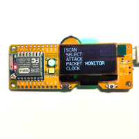 Placa de Desarrollo Deauther Mini V4 ESP8266 con Programación RTC, Ataque y Defensa WiFi, Hardware Inteligente DIY