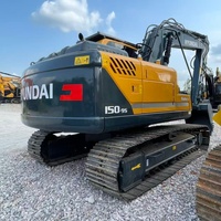 Vente Flash : Excavatrice d'occasion HYUNDAI 150-9S d'origine, en excellent état, puissance élevée, pour travaux de terrassement et de construction