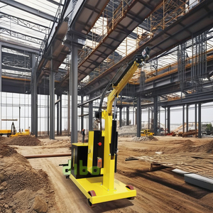 Mini 1 Tonne Batterie Verlängerung sarm Mobiler Boden kran Neuer Motor pumpen kern Kleine hydraulische Ausgleichs heber ausleger Hergestellt in China - Product Image 6