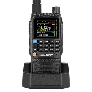 רדיו חוקר TID TD-H3 רדיו רב-להקה דו-כיווני תקשורת עם איירבנד DTMF FM AM NOAA VOX SCAN מכשיר קשר טלזי