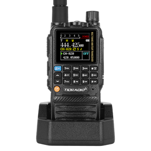 Tid TD-H3 ham đài phát thanh đa-band hai cách Thông tin liên lạc đài phát thanh với airband DTMF FM AM noaa VOX scan telsiz Walkie Talkie - Product Image 1