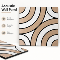 Panneaux acoustiques en MDF grain de bois PET, insonorisants et anti-bruit, sur mesure, directement de l'usine, pour studio et hôtel