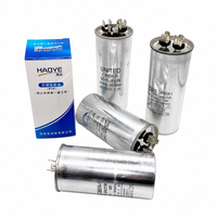 Kapasitor Motor AC Haoye CBB65 15+2uF 450VAC untuk Kompresor AC Anti Ledakan dengan Casing Aluminium
