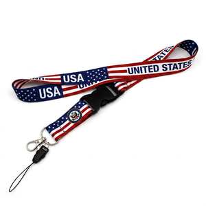 Lanière personnalisée à faible quantité minimale de commande, lanière la <span class=keywords><strong>moins</strong></span> chère avec porte-badge et porte-carte, personnalisez entièrement votre propre lanière porte-clés - Product Image 3