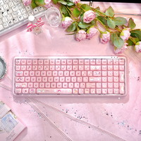 Clavier silencieux X100 Tri-mode / Filaire 2.4G pour femmes et usage bureautique (100 touches)