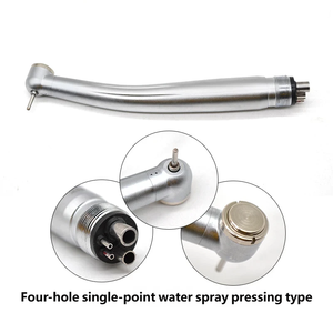 Handpiece Gigi Turbin Udara Kecepatan Tinggi Berbahan Titanium Alloy, Mudah Dibersihkan, Higienis, Desain Nyaman untuk Pasien, Tombol Chuck 2/4 Lubang Kelas - Product Image 5