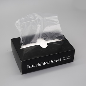 Disposable HDPE Food Wrap <b>Sheets</b> Multiple Sizes 6"–15" for Fast Food Takeaway & Deli Packaging - Product Image 5