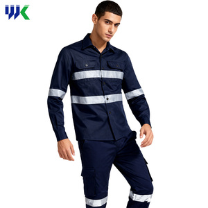 Uniforme de Trabajo de Seguridad Industrial Reflectante de Alta Visibilidad al por Mayor, Chaqueta de Trabajo con Pantalones para Hombre - Product Image 2