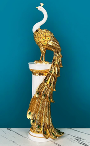 Фигурка павлина из полирезина в Народном Искусстве стильная искусственная конструкция для рукоделия - Product Image 5