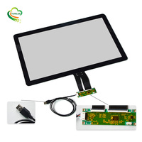 Layar Sentuh Ukuran Besar 23.6 23.8 24 Inci Kit Overlay Sensor Sentuh Kapasitif Dengan Pengontrol EXC80W84 /EXC80W83/ EXC3188/EXC 3189