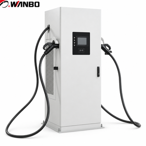 Station de recharge rapide <span class=keywords><strong>DC</strong></span> double pistolet haute puissance Wanbo-570 160 kW, chargeur EV à large plage de tension, direct usine - Product Image 1