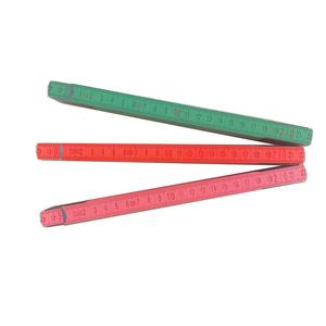 2m 10 kat ahşap katlanır cetvel Yard sopa ölçme ve ölçme aracı - Product Image 4
