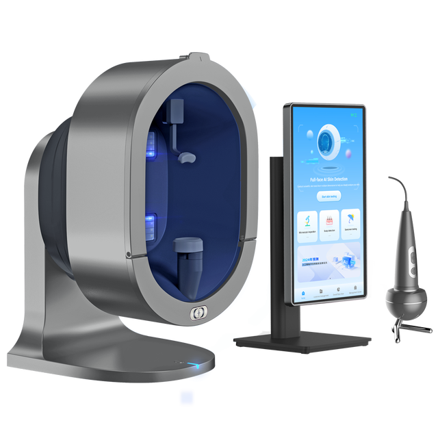 Ai Scalp Mirror Hair Analyzer X5 Pro 3D Skin Diagnostic Machine Face Analysis Commercial/Home Use Desktop US Plug