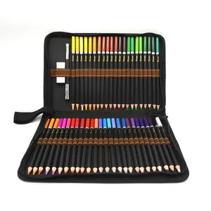 Pencil wood of 48pcs color pencils set custom artist colour pencils from China