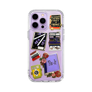 Быстрый Пользовательский логотип эмаль 2d <span class=keywords><strong>3d</strong></span> клейкая металлическая наклейка для мобильного iphone чехол - Product Image 4