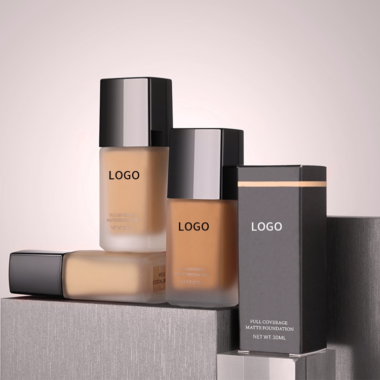 OEM Cosmetics Manufacturers Custom Long Lasting Waterproof Natural Concealer Face Makeup Liquid Private Label Foundation