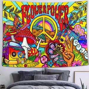 Logo personnalisé Psychédélique Vikings Mur Corbeau Mystérieux Méditation Runes Psychédéliques Art Tenture Murale Tapisseries - Product Image 2