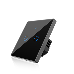 Interruptor <span class=keywords><strong>de</strong></span> Vidrio Táctil Inteligente SIXWGH, <span class=keywords><strong>Precio</strong></span> <span class=keywords><strong>de</strong></span> Fábrica, <span class=keywords><strong>Control</strong></span> Remoto RF433 <span class=keywords><strong>de</strong></span> Doble Botón, 500W/Gang, Certificado CE/FCC, 10A Máx. Panel Táctil - Product Image 5