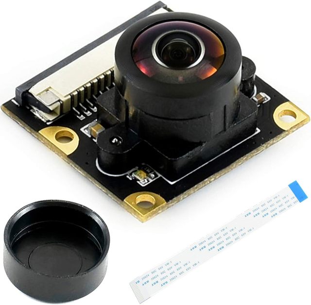 IMX219-200 Camera, 200° FOV Compatible with Jetson  and  5 pixels Camera Module 3280x2464 Resolution