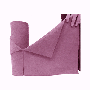 Rouleaux de chiffons de nettoyage jetables personnalisés en microfibre Essuie-tout carré réutilisable torchons de cuisine en microfibre - Product Image 1