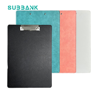 Subbank sublimación de un solo lado A5 A4 Clip carpeta de archivos con menú tablero de escritura suministros de oficina promoción regalos de negocios