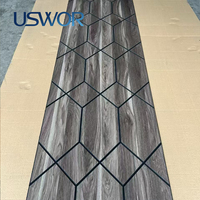 Panneau acoustique en fibre de polyester, panneau mural acoustique en bois sculpté, décoratif, ignifuge, pour studio de musique