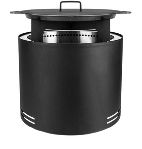 Nueva tendencia, <span class=keywords><strong>estufas</strong></span> <span class=keywords><strong>de</strong></span> <span class=keywords><strong>leña</strong></span> <span class=keywords><strong>redondas</strong></span> multifuncionales para jardín, pellets <span class=keywords><strong>de</strong></span> madera, chimenea exterior <span class=keywords><strong>de</strong></span> acero inoxidable con bajo humo para acampar - Product Image 6