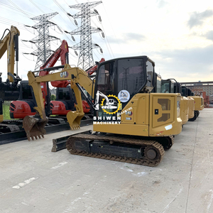 Used Cat306 Excavator 6-ton <b>Mini</b> Crawler Digger With Dozer Blade 0.22m³ Bucket Capacity 34.1kw Power Cat306E2 Cat305.5 - Product Image 4