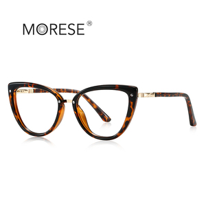 <span class=keywords><strong>Gafas</strong></span> <span class=keywords><strong>de</strong></span> Prescripción MORESE Tr90 para <span class=keywords><strong>Mujer</strong></span>, Modelo 2221, Montura <span class=keywords><strong>de</strong></span> Ojo <span class=keywords><strong>de</strong></span> Gato, Cómodas y Elegantes - Product Image 4