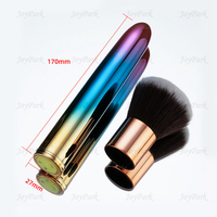 JoyPark Nouveauté Luxe Dégradé Coloré Doux 10 Vitesses Fréquence Magnétique Vibration Électrique IPX7 Mini Vibrateur Baguette USB