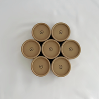 Emballage en tube cylindrique recyclable personnalisé pour le thé, les cosmétiques et les produits alimentaires, conteneur en carton avec impression évanescente