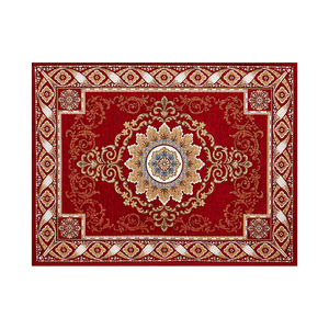 Tapis de porte rectangulaire rouge Dornier, en fibre de polyester, antidérapant, pour entrée de maison, 871 - Product Image 4