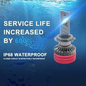 CAR-REFINE X11 K13 <span class=keywords><strong>MAX</strong></span> 240W 24000LM 12V 6500K H1 H3 H4 H7 H8 H11 H19 H16 9005 Bombilla LED para Faros Delanteros - 3 Tubos de Cobre, Ajuste Universal - Product Image 4