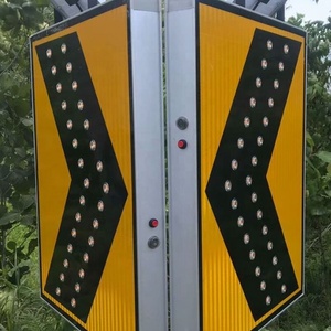 Mũi Tên Đèn <span class=keywords><strong>Led</strong></span> Năng Lượng Mặt Trời Nhấp Nháy Bảng Cảnh Báo Đường Giao Thông Ngoài Trời - Product Image 6