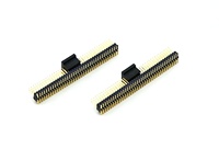 YZTECH 1101-008SMT DIN Conector Macho de Paso de 0.8mm con Carcasa de Nylon para PCB H1.38 Doble Fila 2*1P-2*50P