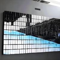 Affichage à points basculants personnalisable |   Écran triangulaire mécanique avec contrôle DMX