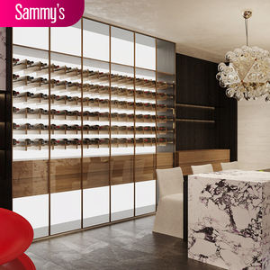 Librería Moderna de Diseño Chino, Estantería de Madera Negra para <span class=keywords><strong>Hotel</strong></span>, Hogar, Oficina, Sala de Estar, Dormitorio, Estilo Panel de Madera - Product Image 2