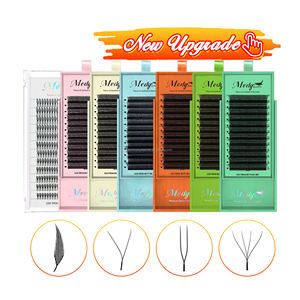 Extensions de cils en forme de 5D en gros, fournisseur YY, courbure C CC D DD, soie, vison, cachemire, volume doux, extensions de cils en éventail, cilios - Product Image 3