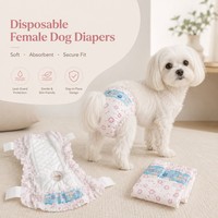 Einweg-Hundewindeln für Weibchen, Superabsorbierend und Auslaufsicher, für Läufigkeit und Inkontinenz bei Hunden, OEM ODM Private Label Großhandel