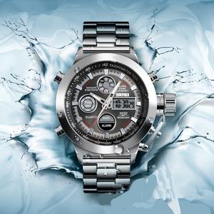 Skmei 1515 Custom Insured <b>Men's</b> Luminous Digital Sport Cartoon Electronic <b>Watch</b> Large Dial Chronograph <b>Waterproof</b> Stainless - Product Image 2