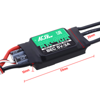 AGFRC AR-40A 2-6S Lipo 50A Peak Current Brushless 40A Esc pour Skateboard avec 5V 3A BEC