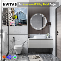 Ensembles de meubles-lavabos modernes en MDF NVITAS avec vasque pour projets de chambres, salles à manger, appartements, hôtels et villas