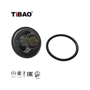 TiBAO, nuevo termostato de refrigerante de motor automático para Audi A3 A4 B5 B7 A6 C6 Q3 TT VW BORA GOLF SHARAN <span class=keywords><strong>SEAT</strong></span> 06B121113A 06B 121 113 - Product Image 1