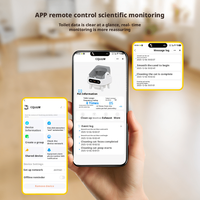Bac à litière intelligent autonettoyant pour chat, toilette automatique à ouverture supérieure, surveillance par application WiFi, grand espace pour plusieurs chats