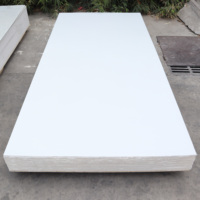Panel PVC Lapis UV Ramah Lingkungan dengan Motif Marmer Biru Muda dan Garis Emas, Tahan Gores & Tahan Lama untuk Dekorasi Interior