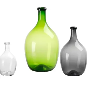 RYLAVA Nordic Modern Artistic Design Luxury Vases Ornament Handblown BigBellyGlass Vases For Wedding Center Piece