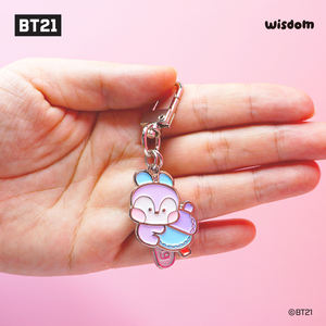 พวงกุญแจโลหะลายตุ๊กตาการ์ตูนสำหรับ BT21 K-POP K-CULTURE ของแฟนๆทำจากโลหะผสม - Product Image 4
