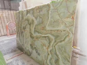 Carreaux de marbre vert calcite du Pakistan - Modernes, polis, imperméables, pour murs et sols, garantie 1 an, écologiques, design graphique - Product Image 3